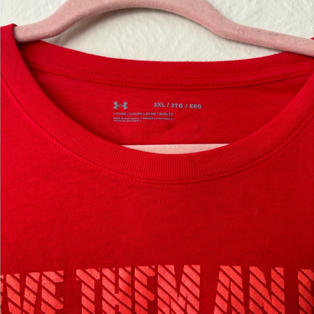 Red Under Armour Employee Tshirt - Picture 4 of 4